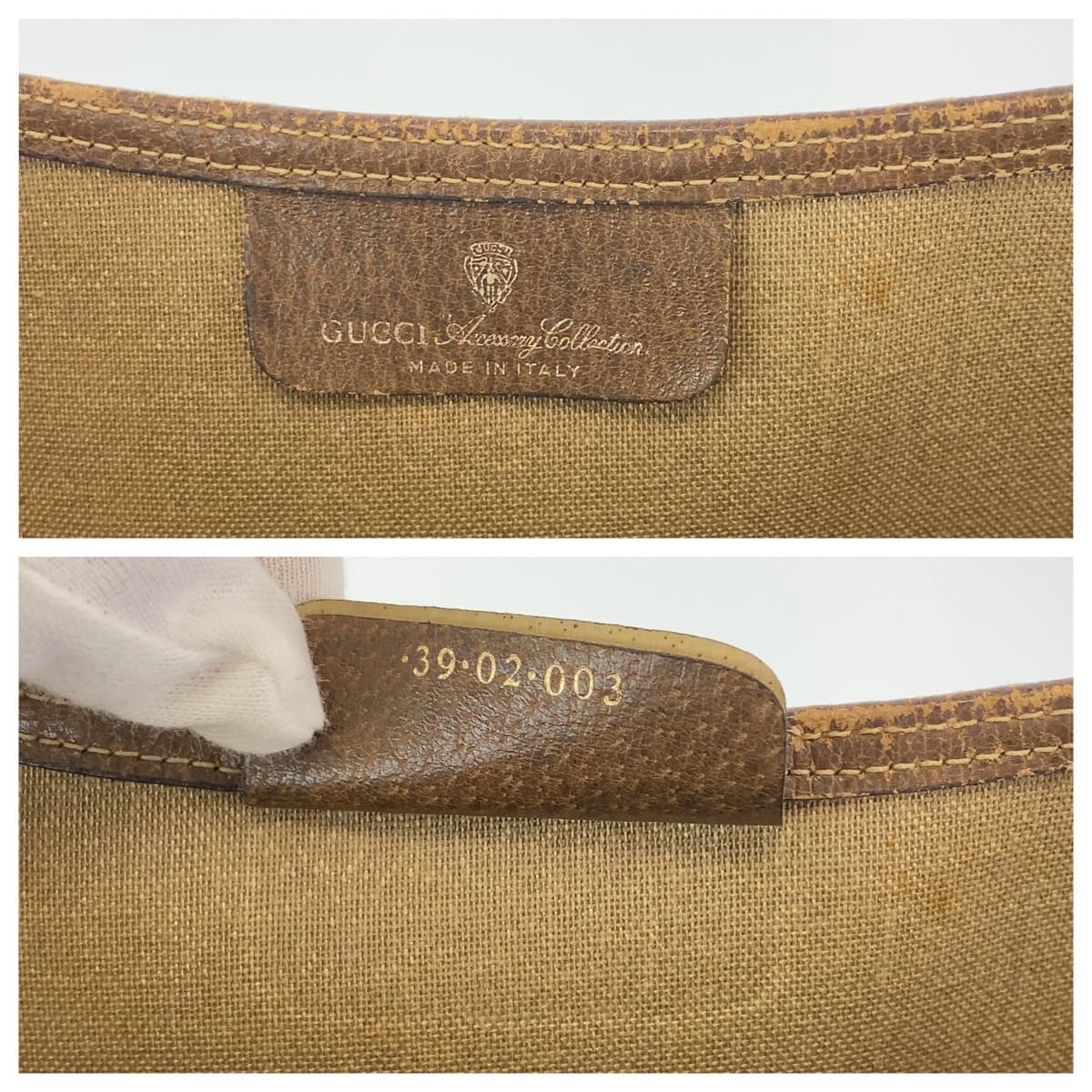 Gucci GG Supreme Canvas Old Gucci Shoulder Tote Bag in Very Good Condition