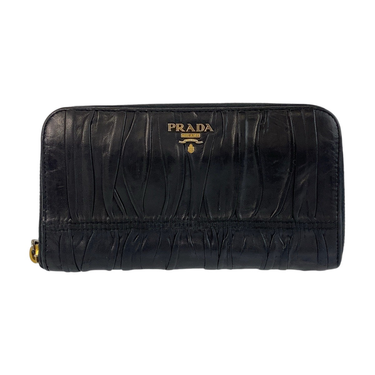 Prada Matelassé Leather Long Wallet