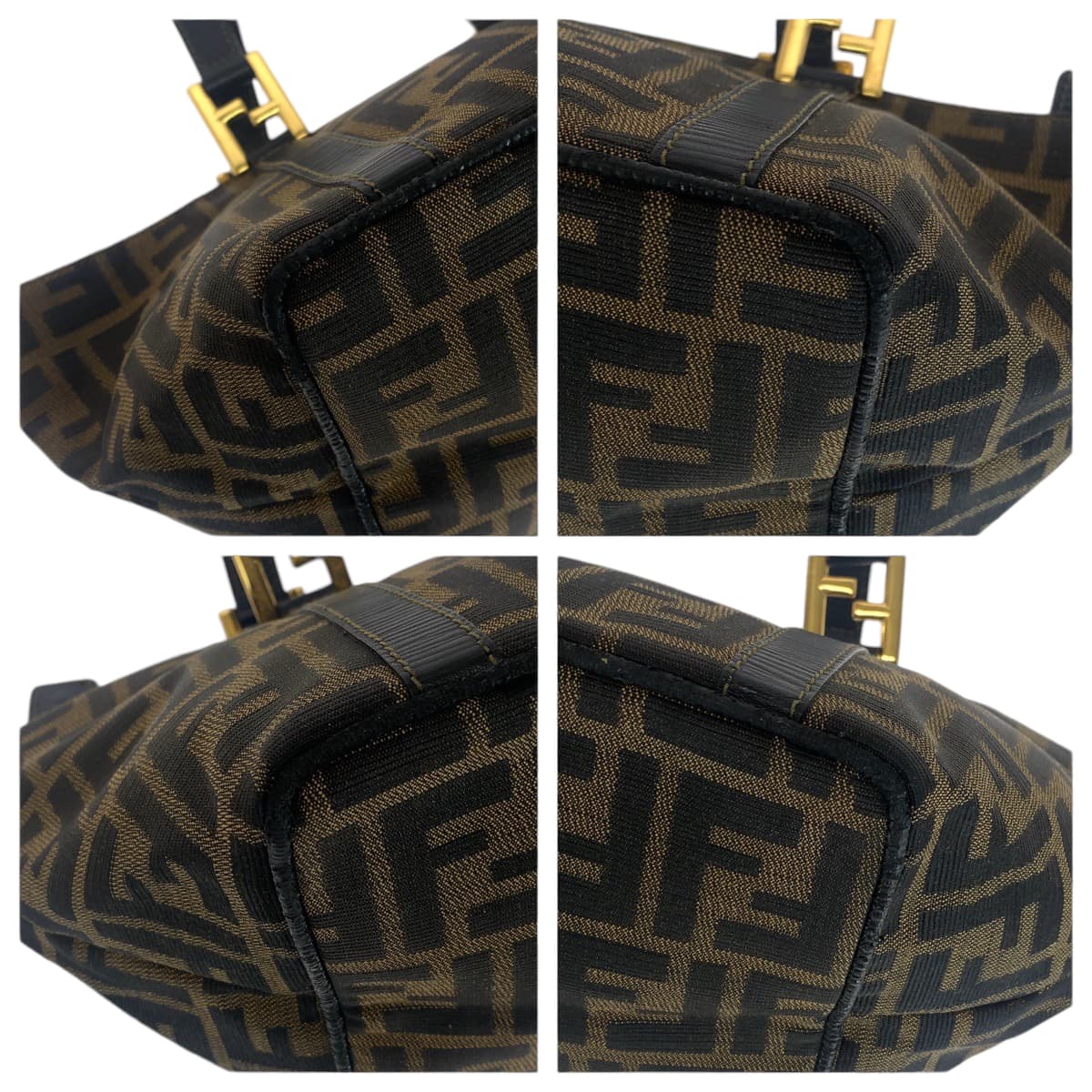 Fendi Vintage Zucca Canvas Tote Bag