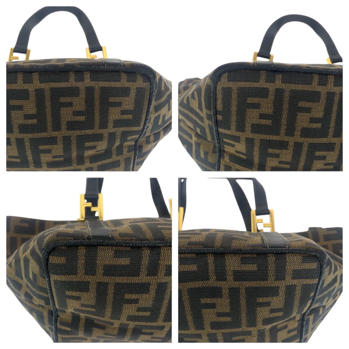 Fendi Vintage Zucca Canvas Tote Bag