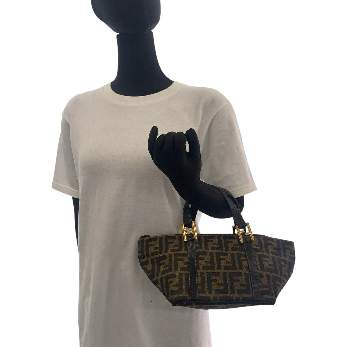 Fendi Vintage Zucca Canvas Tote Bag