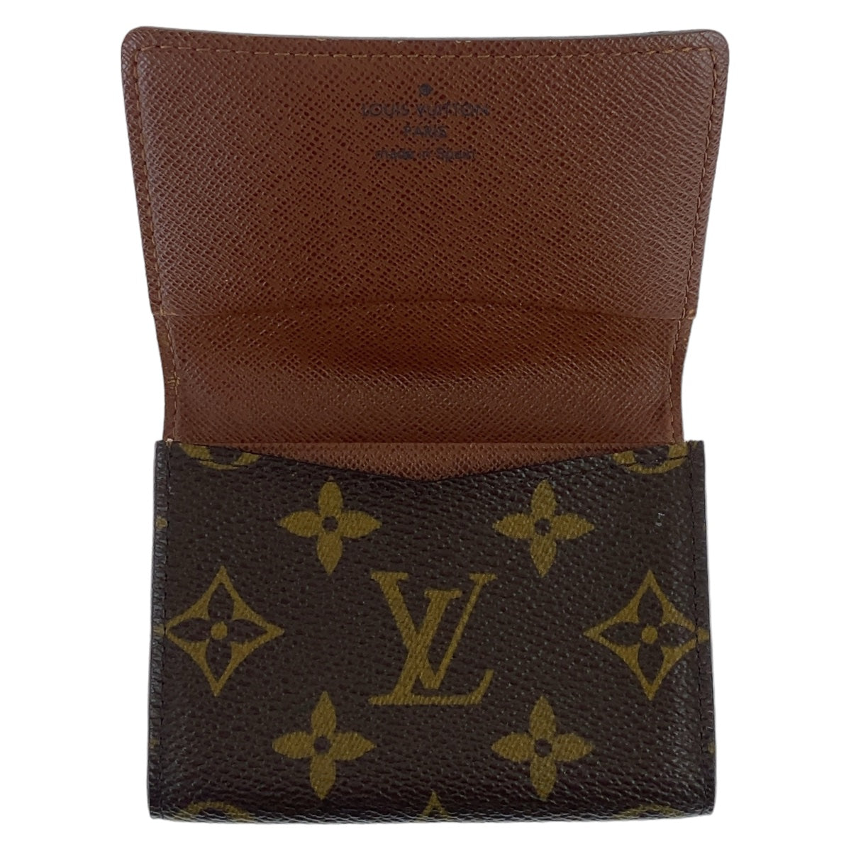 Louis Vuitton Monogram Enveloppe Carte de Visite Card Case M62920 in Very Good Condition