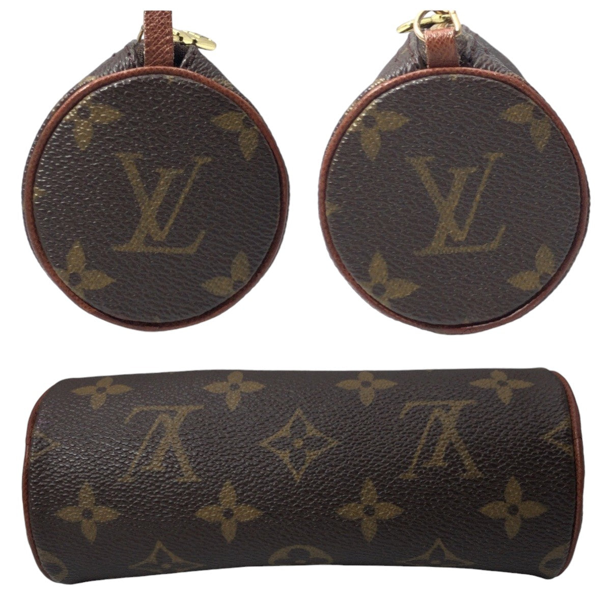 Louis Vuitton Monogram Papillon Pouch Brown