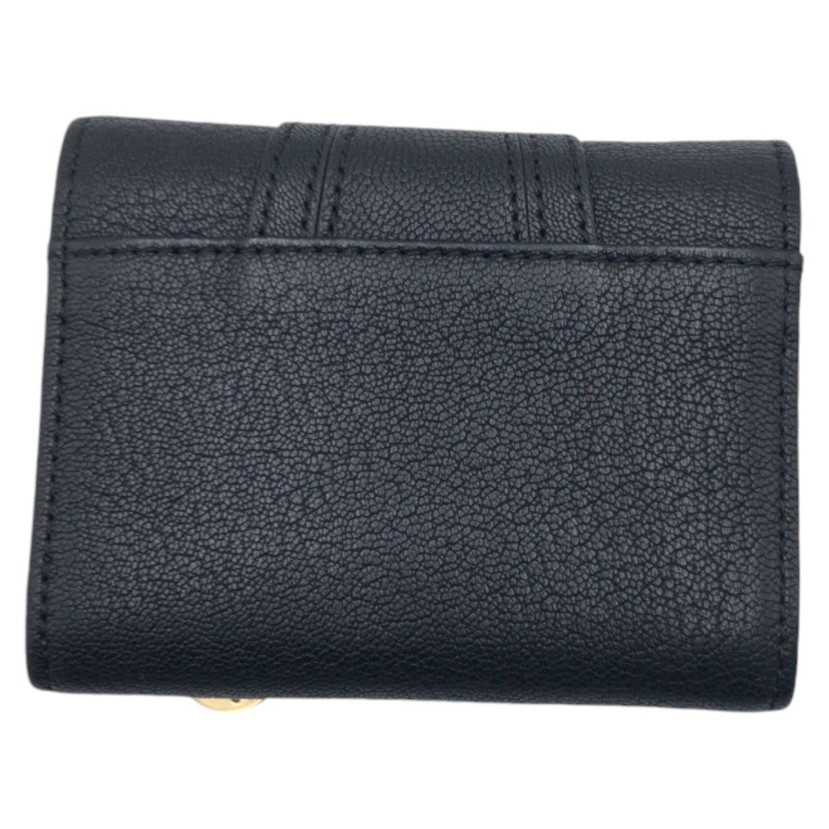 Chloe HANA Black Leather Compact Wallet