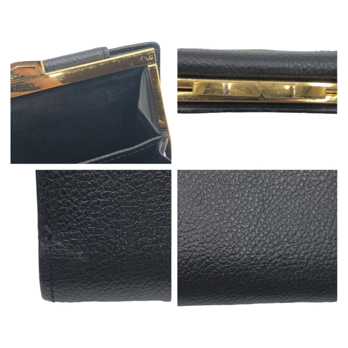 Yves Saint Laurent Leather Compact Wallet in Very Good Condition