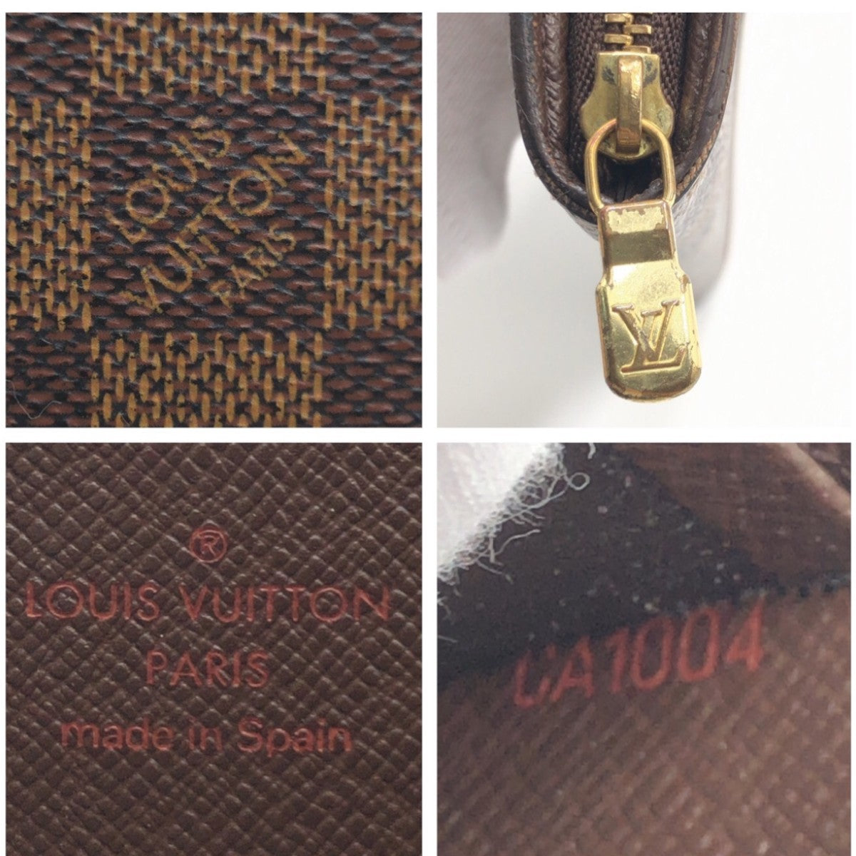 Louis Vuitton Damier Ebene Long Wallet N60015