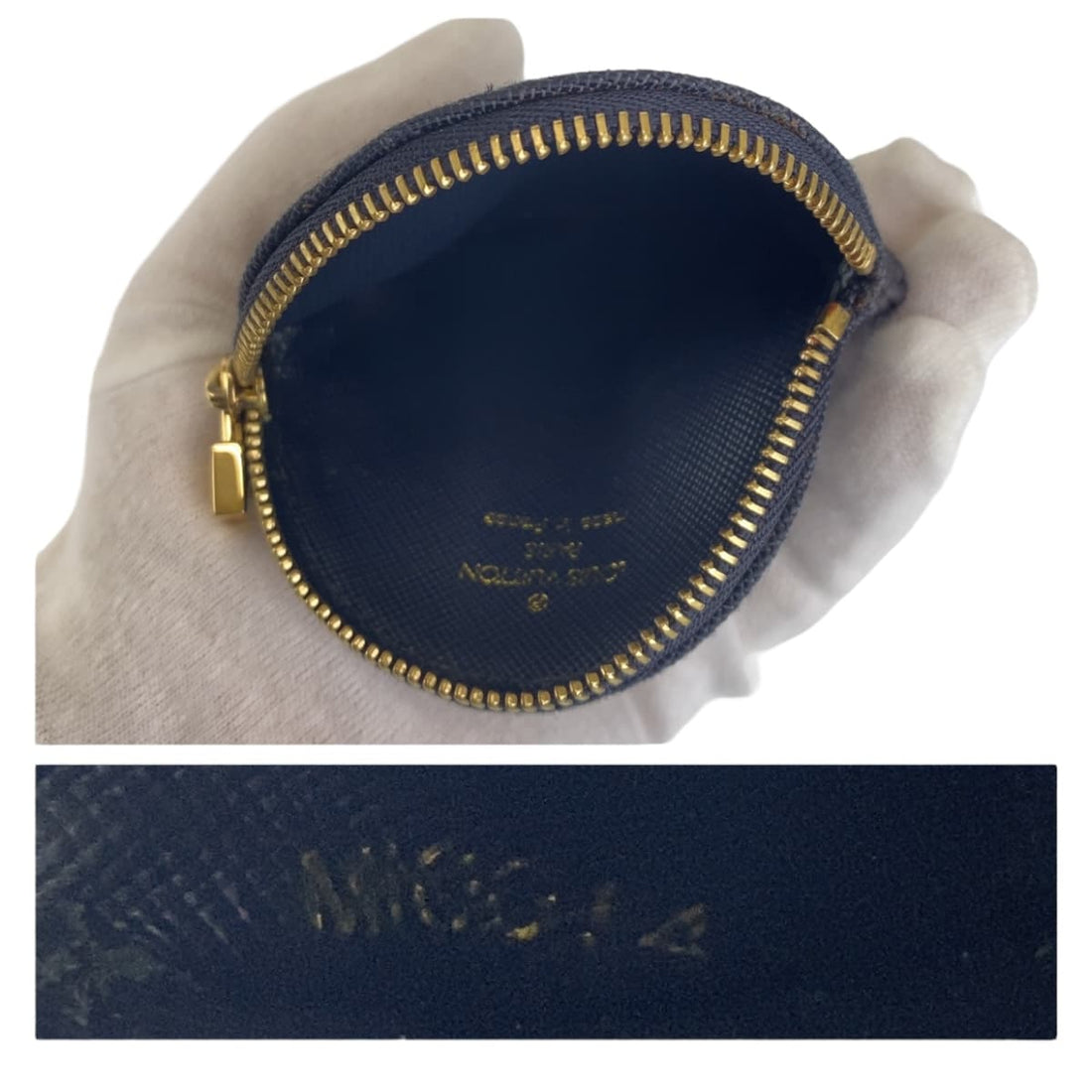 Louis Vuitton Monogram Coin Case Dark Navy