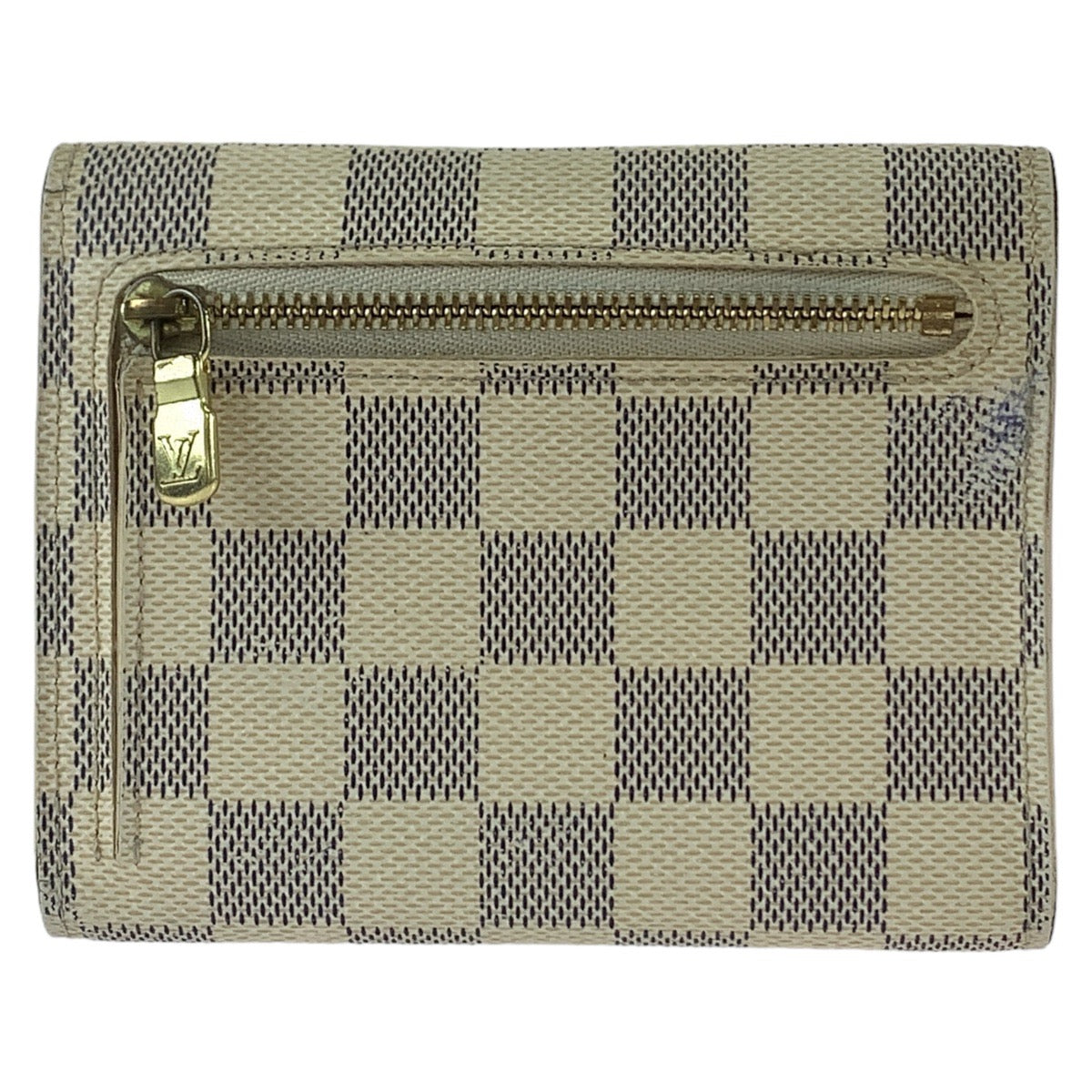 Louis Vuitton Damier Azur Koala Compact Wallet N60013 in Very Good Condition