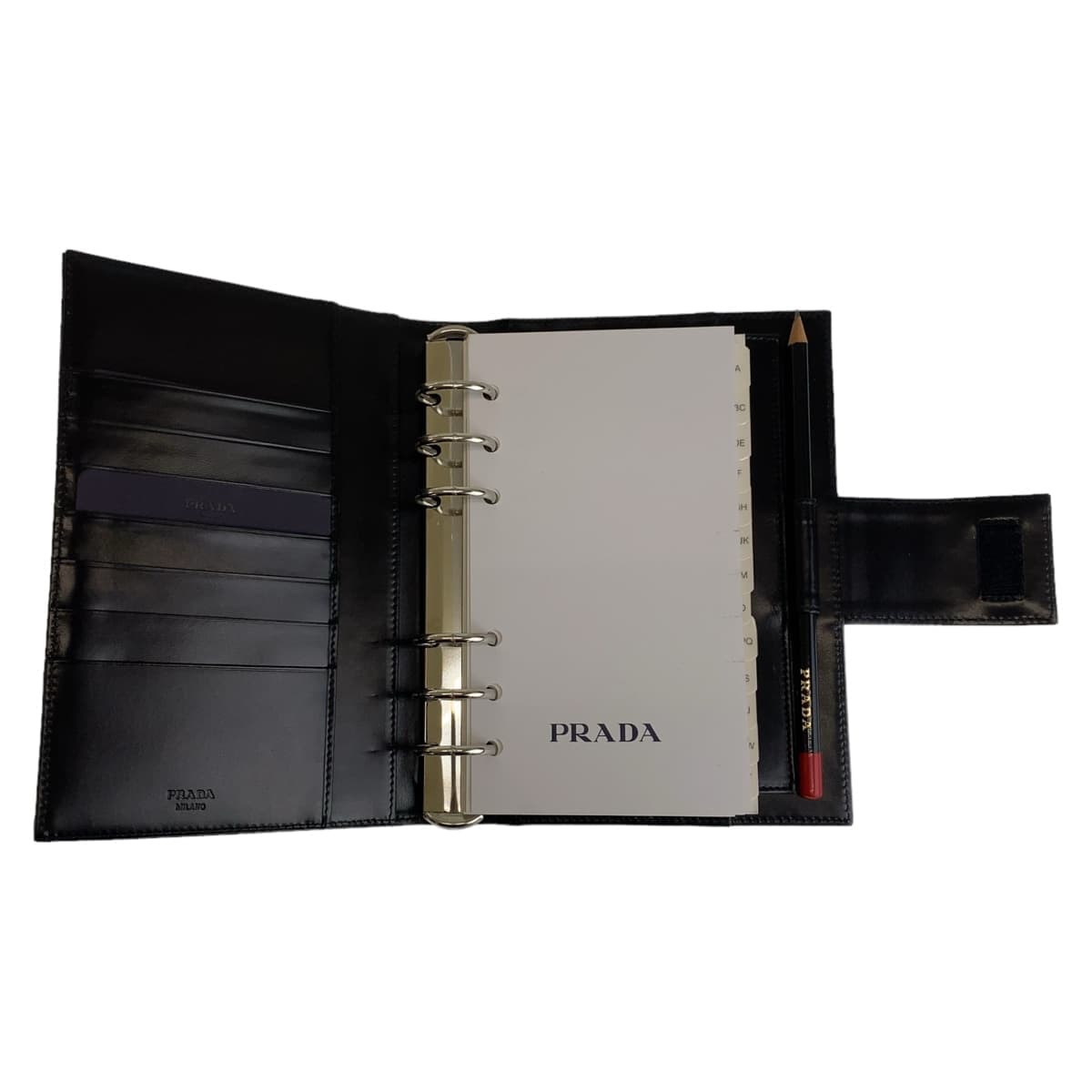 Prada Nylon Tessuto Triangle Logo Notebook Cover in Great Condition