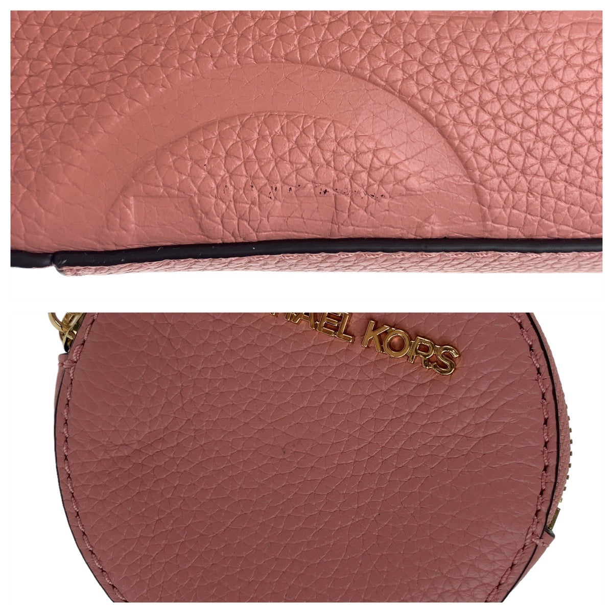 Michael Kors Pink Leather Shoulder Bag