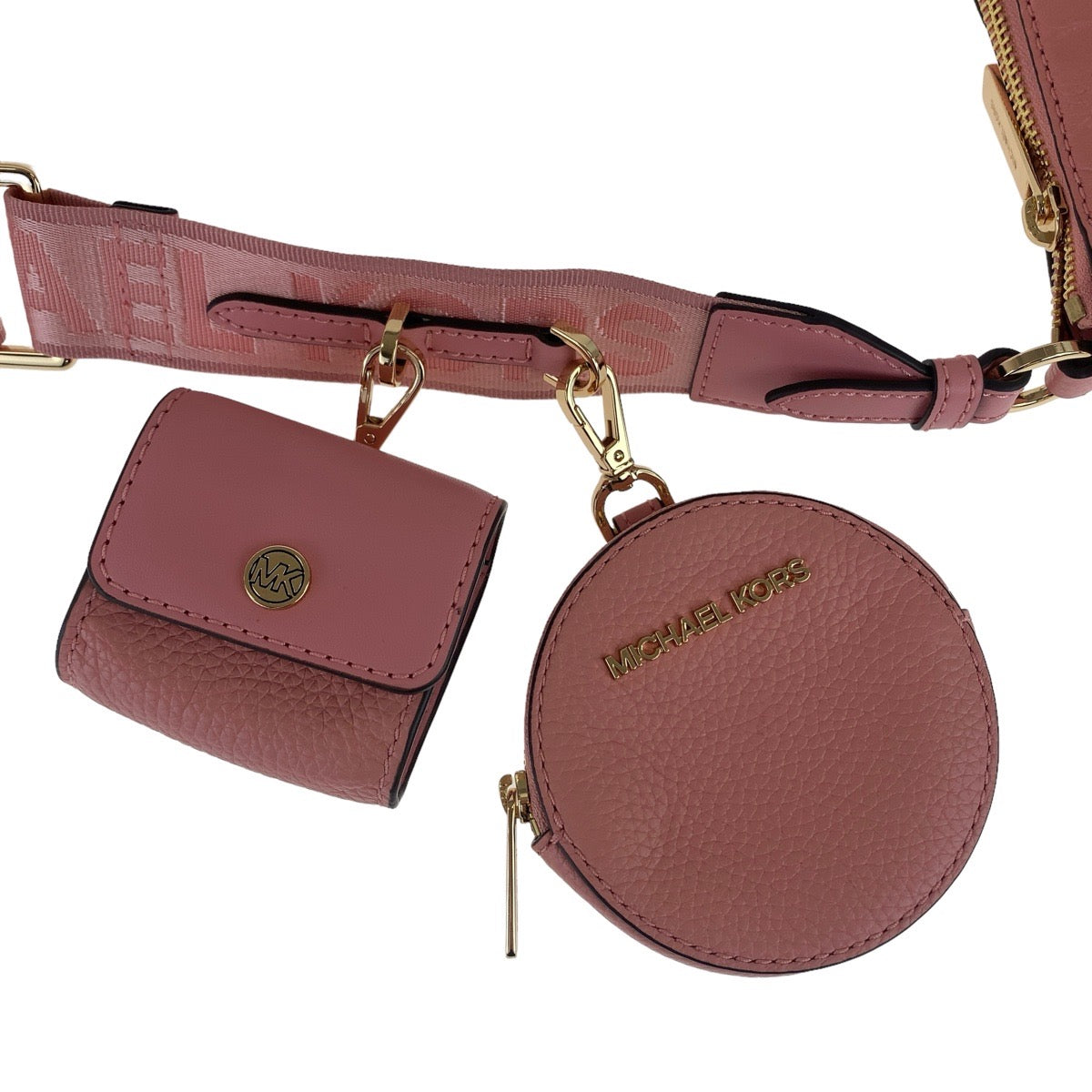 Michael Kors Pink Leather Shoulder Bag