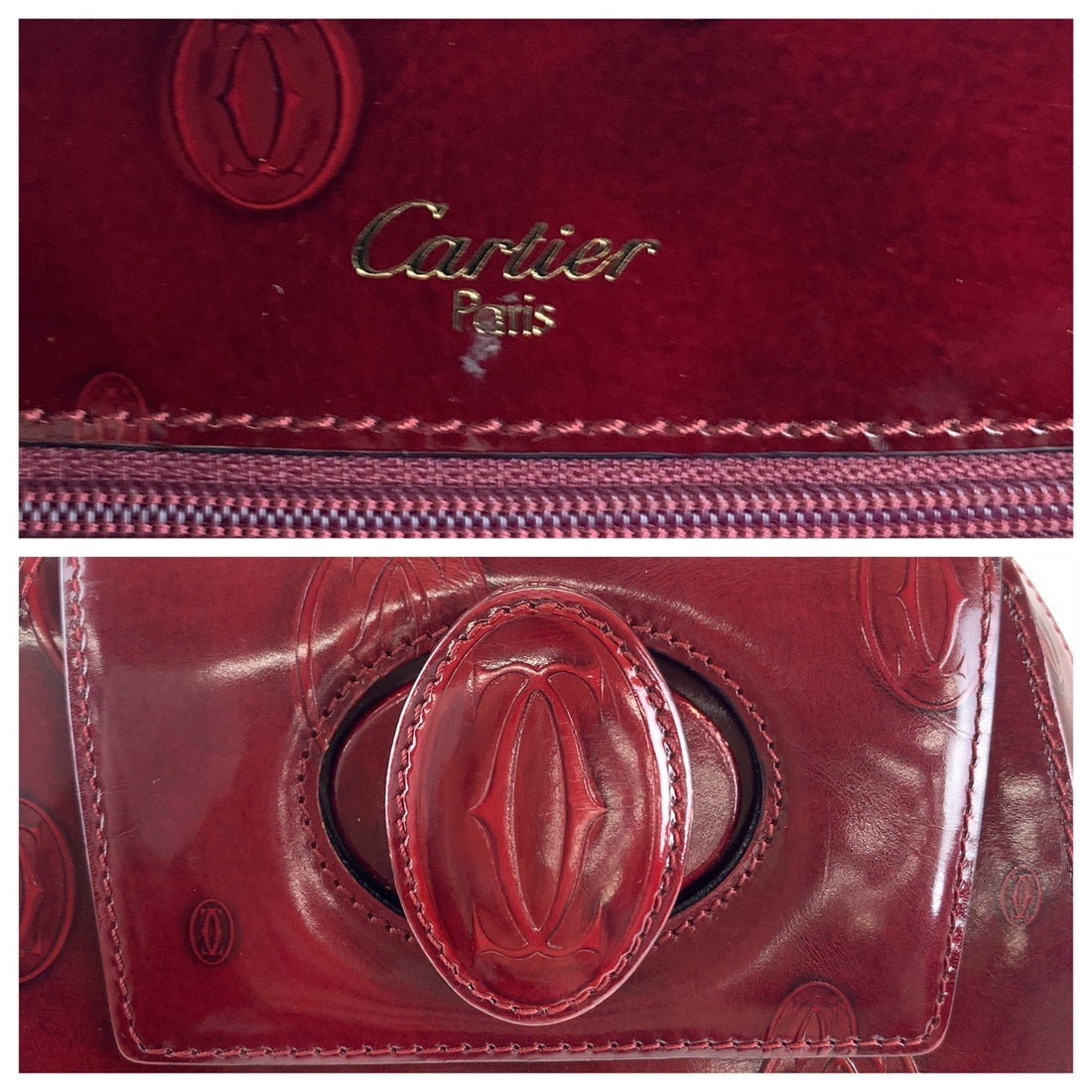 Cartier Happy Birthday Red Enamel Backpack 407182