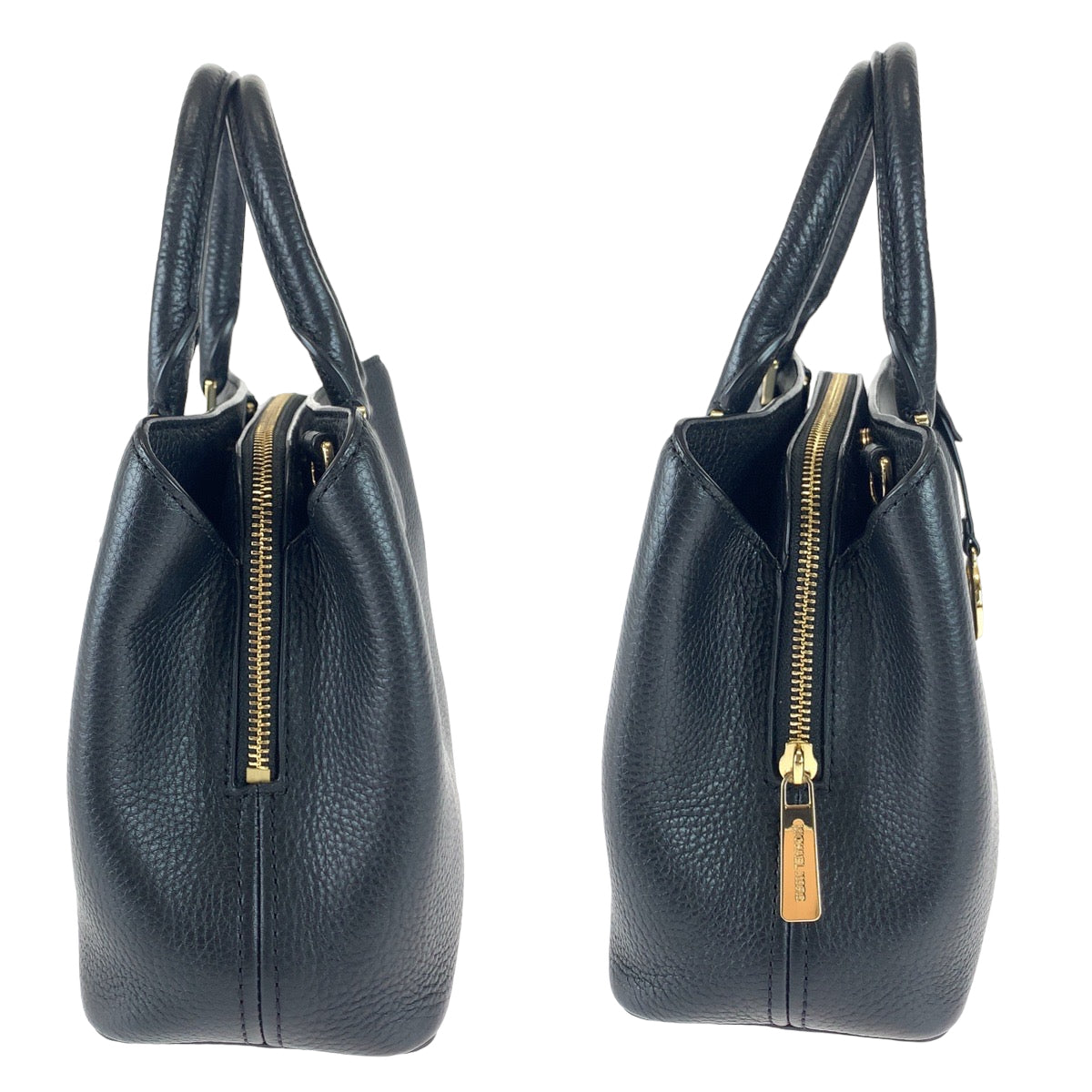 Michael Kors Black Leather Shoulder Handbag