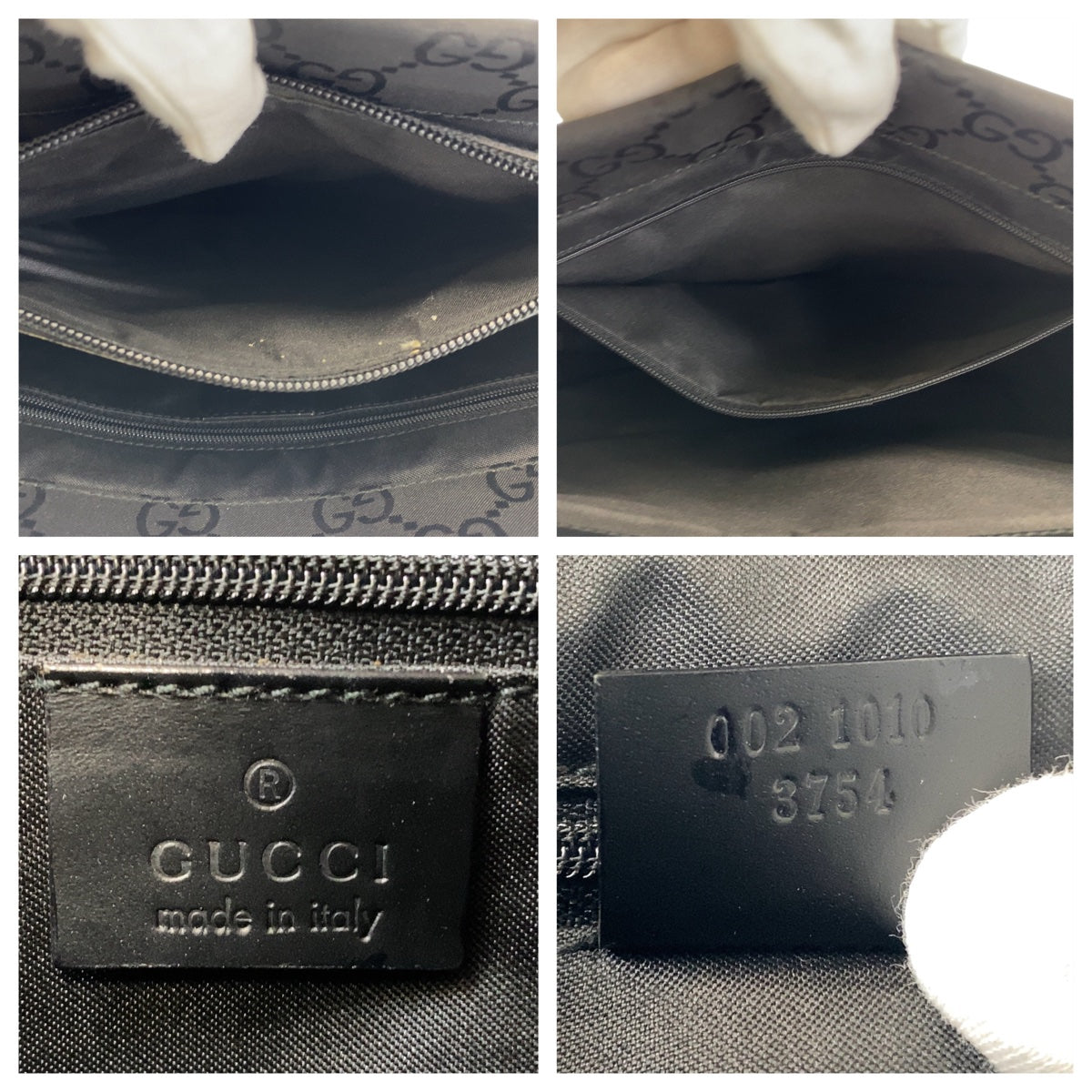 Gucci Bamboo GG Canvas Tote Bag