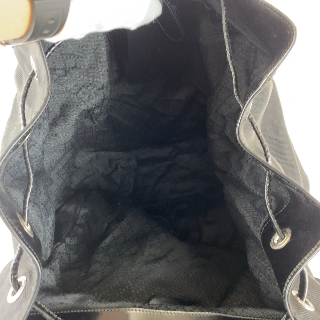 Gucci Black Nylon Backpack