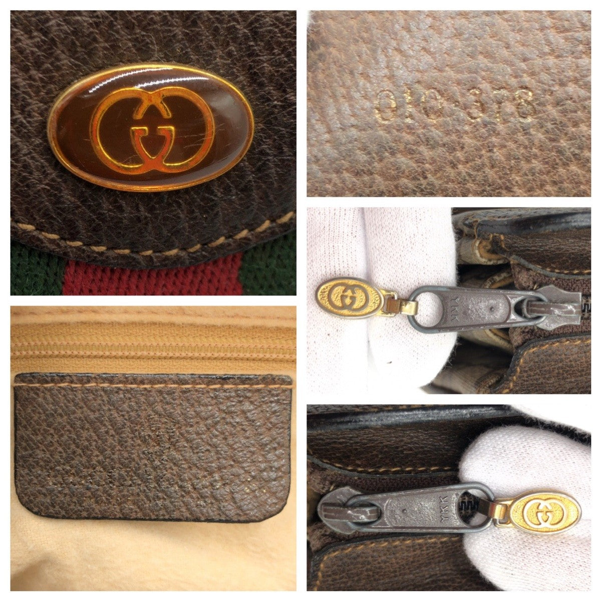 Gucci Vintage GG Supreme Canvas Shoulder Bag