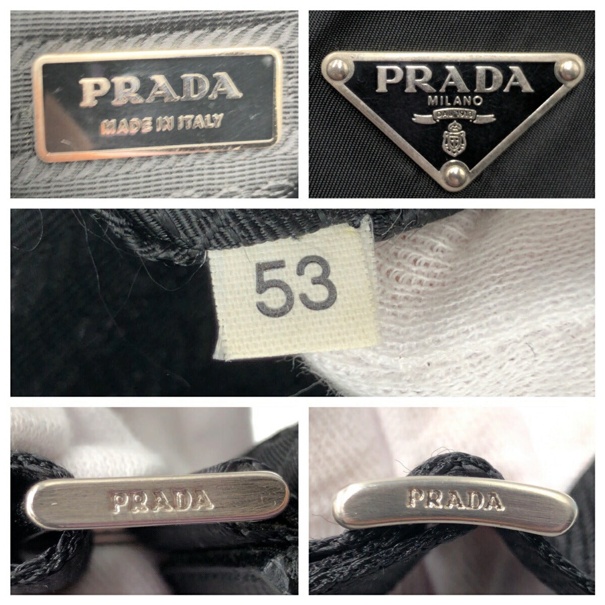 Prada Nylon Tessuto Triangle Logo Shoulder Bag