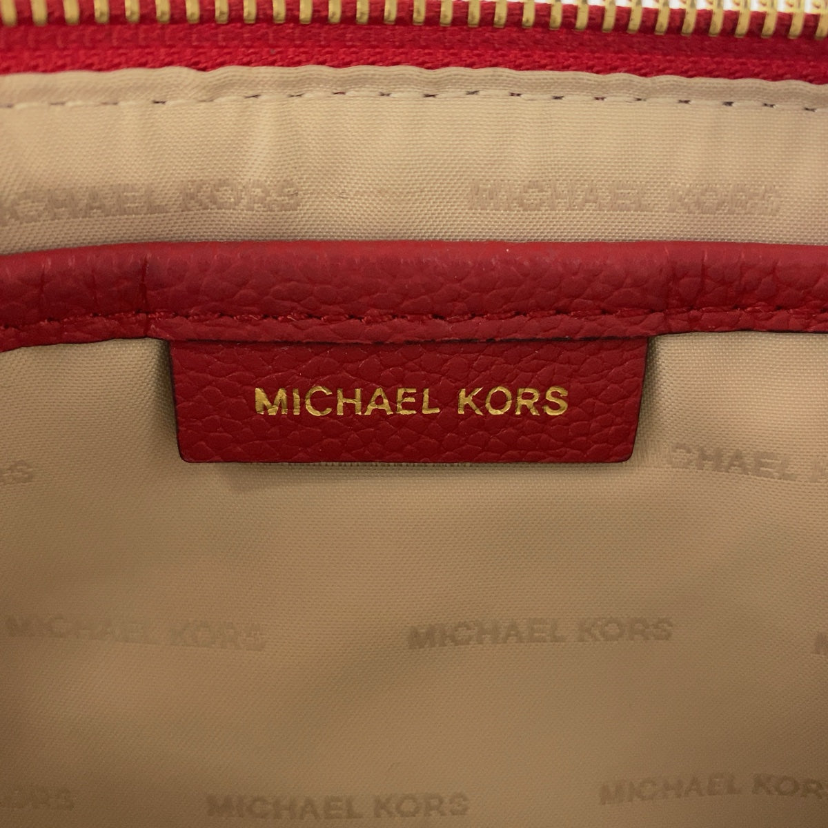 Michael Kors Jet Set Medium Leather Handbag Red in Excellent Condition