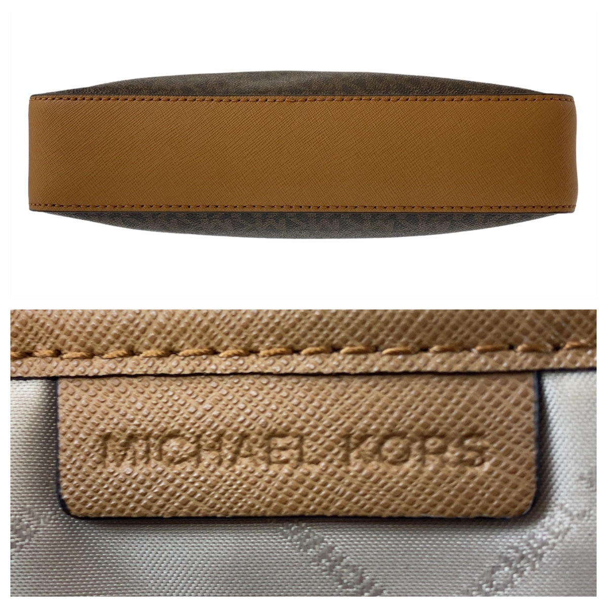 Michael Kors Jet Set Crossbody Bag Brown PVC