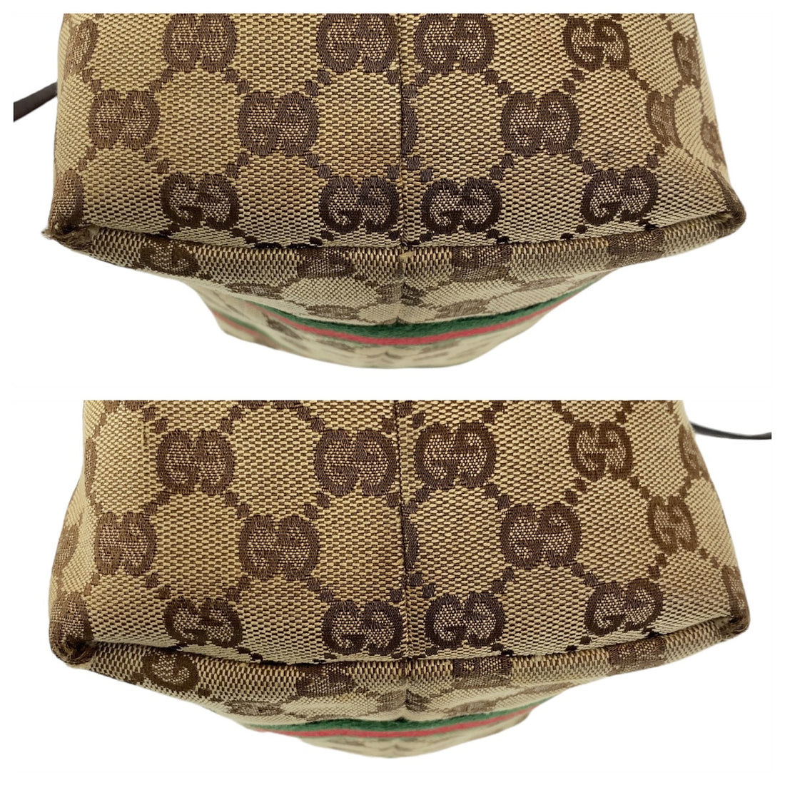 Gucci GG Canvas/Leather Tote Bag 137396