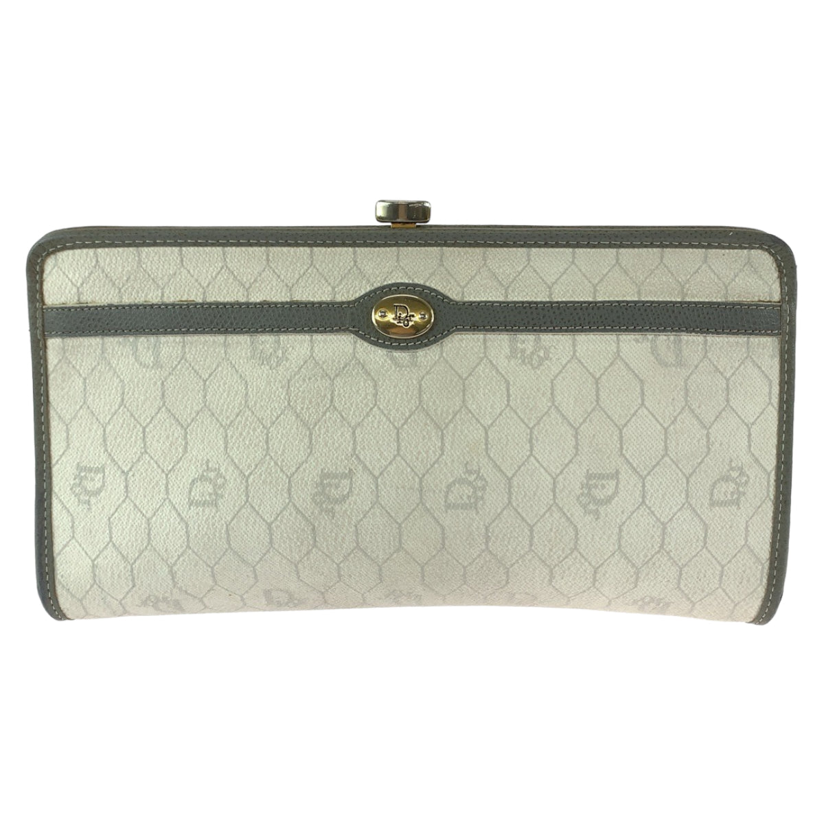 Dior PVC Honeycomb Clutch Bag in Very Good Condition