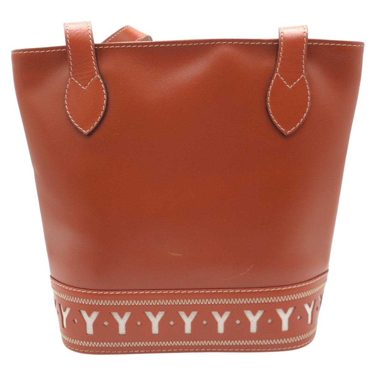 Yves Saint Laurent Leather Cut Y Shoulder Bag