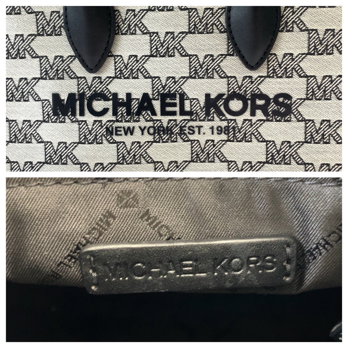 Michael Kors Mirella Canvas/Leather Shoulder Bag 35T2G7ZC5J in Great Condition