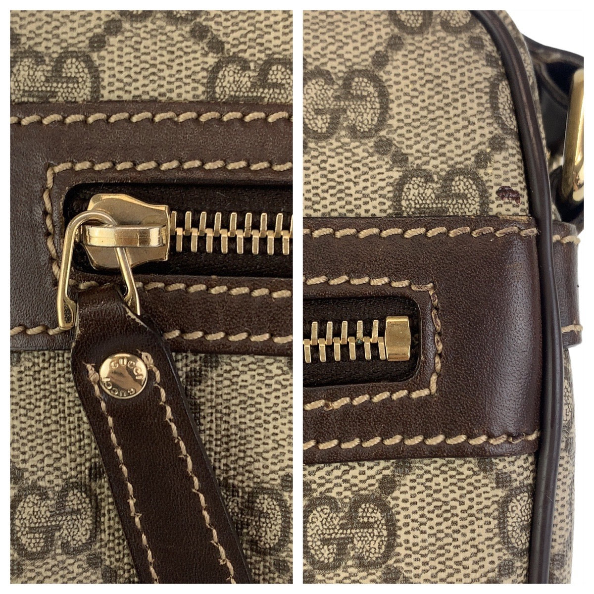 Gucci GG Supreme PVC Shoulder Bag 201447 in Very Good Condition