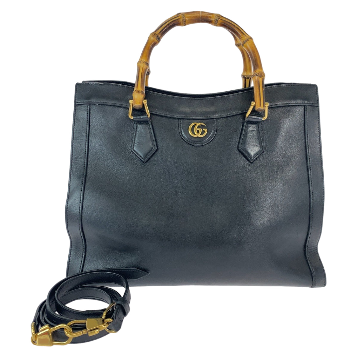 Gucci Bamboo Diana Leather Handbag