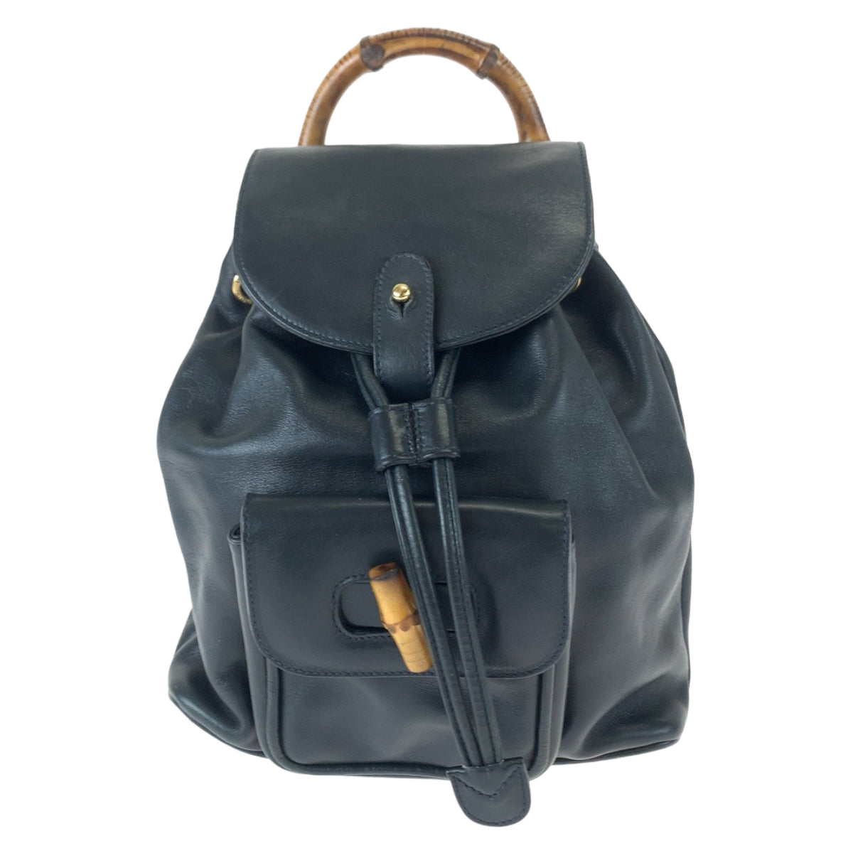 Gucci Bamboo Leather Backpack