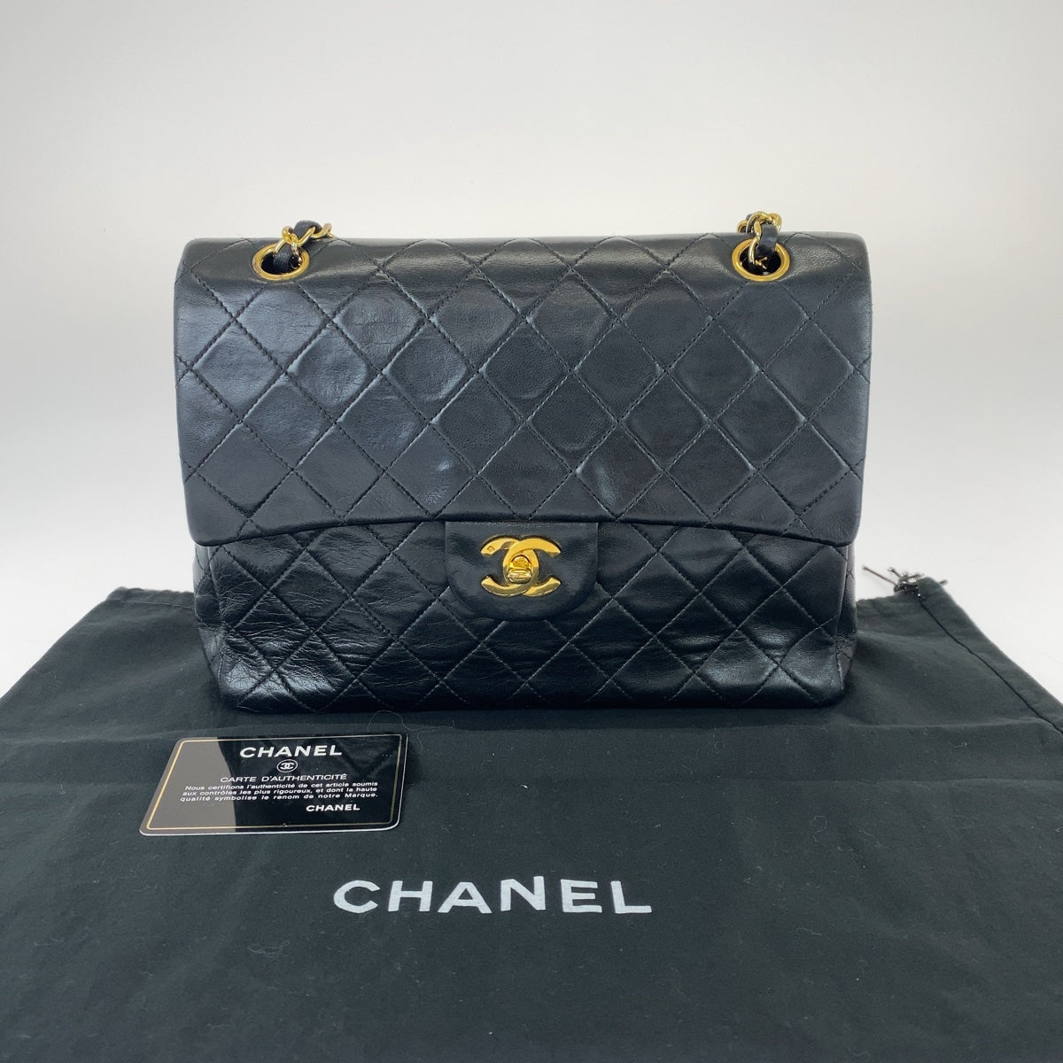 Chanel Vintage Matelasse Lambskin Shoulder Bag in Very Good Condition