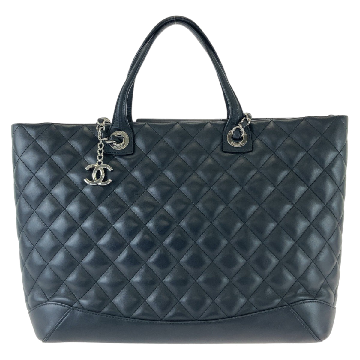 Chanel Lambskin Matelasse Coco Mark Tote Bag in Great Condition