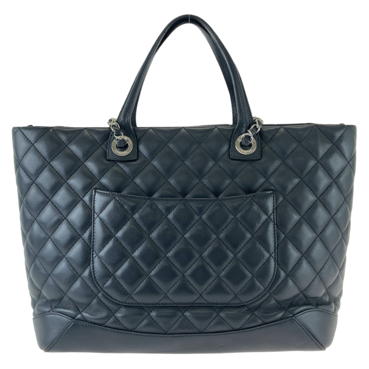 Chanel Lambskin Matelasse Coco Mark Tote Bag in Great Condition