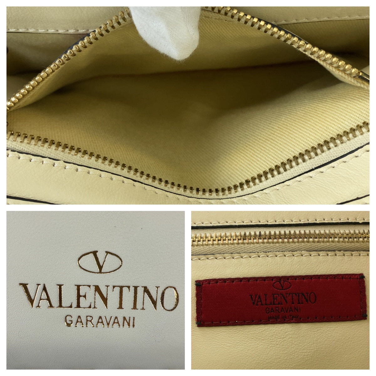 Valentino Leather Rockstuds Tote Bag 407336 in Very Good Condition