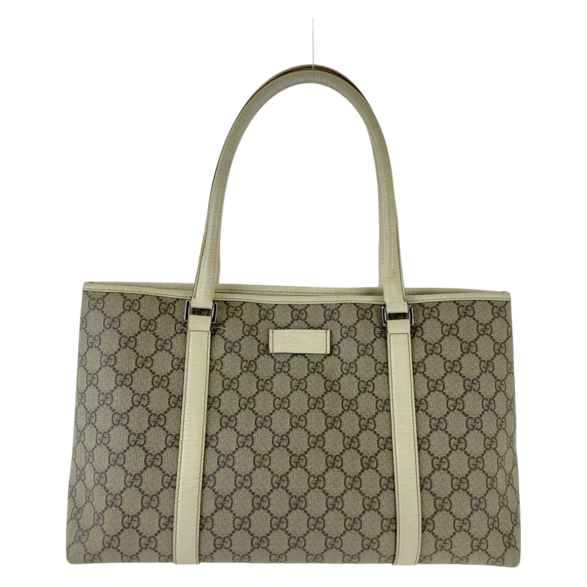 Gucci GG Supreme Canvas/Leather Tote Bag 114595 in Very Good Condition