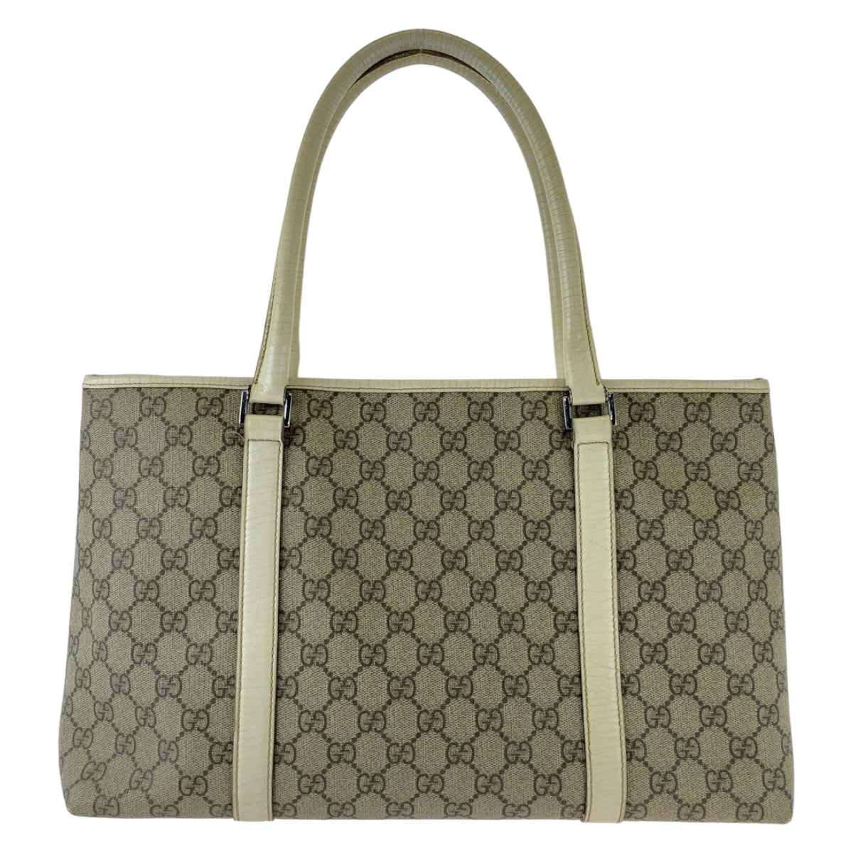 Gucci GG Supreme Canvas/Leather Tote Bag 114595 in Very Good Condition