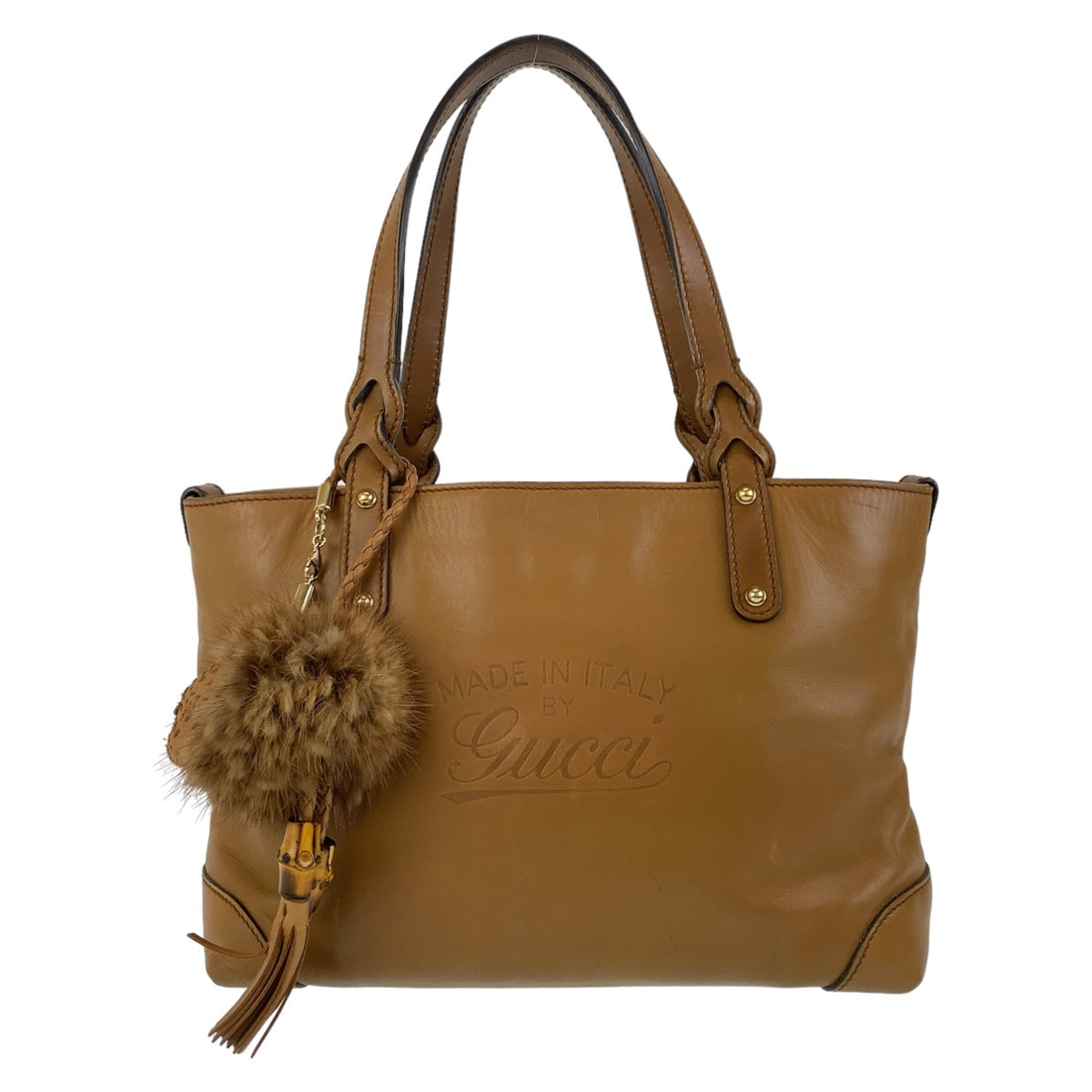 Gucci Leather/Fur Tote Bag 269878