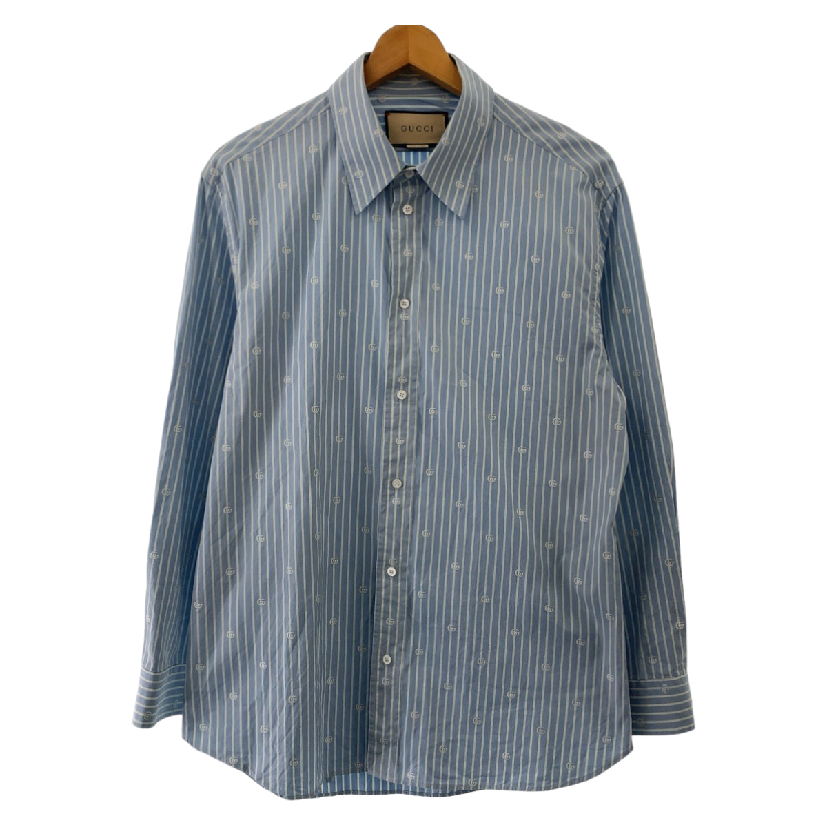 Gucci Cotton Interlocking GG Stripe Shirt