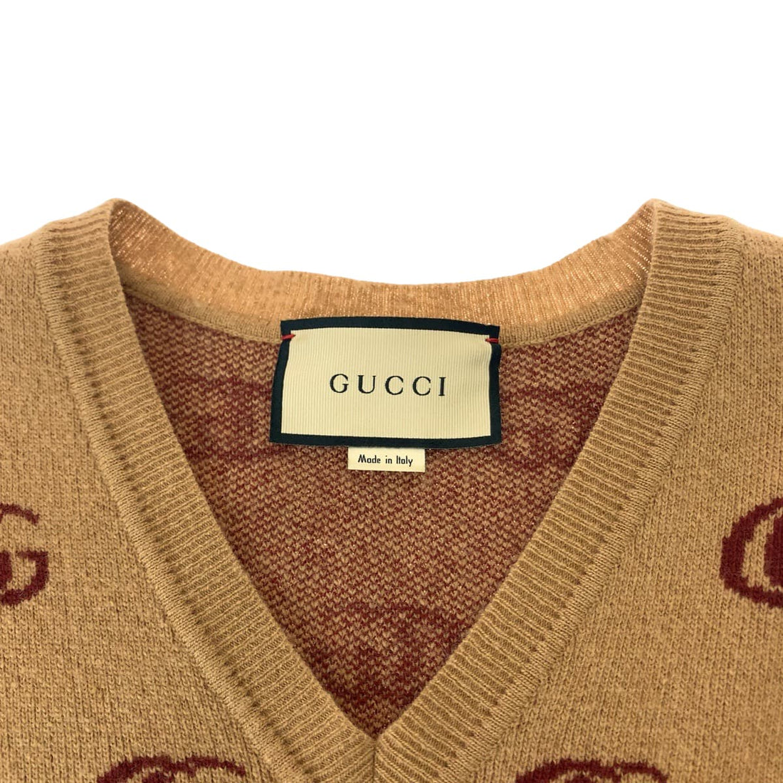 Gucci Marmont Interlocking Wool Knit Sweater in Excellent Condition