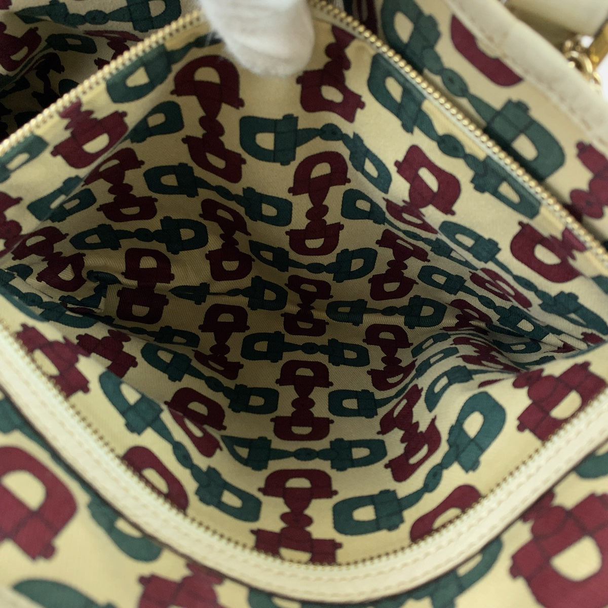 Gucci GG Canvas Leather Tote Bag