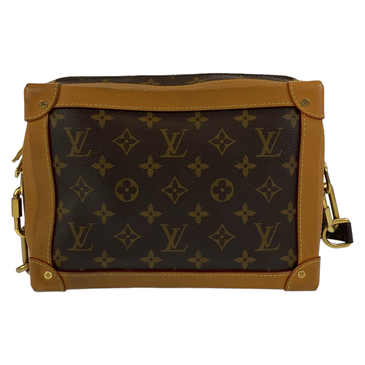 Louis Vuitton Monogram Soft Trunk PVC/Leather Shoulder Bag M44660 in Very Good Condition