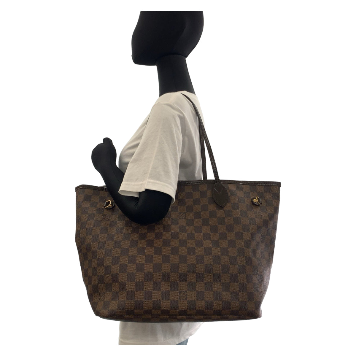 Louis Vuitton Damier Neverfull MM Tote Bag N41603 in Good Condition