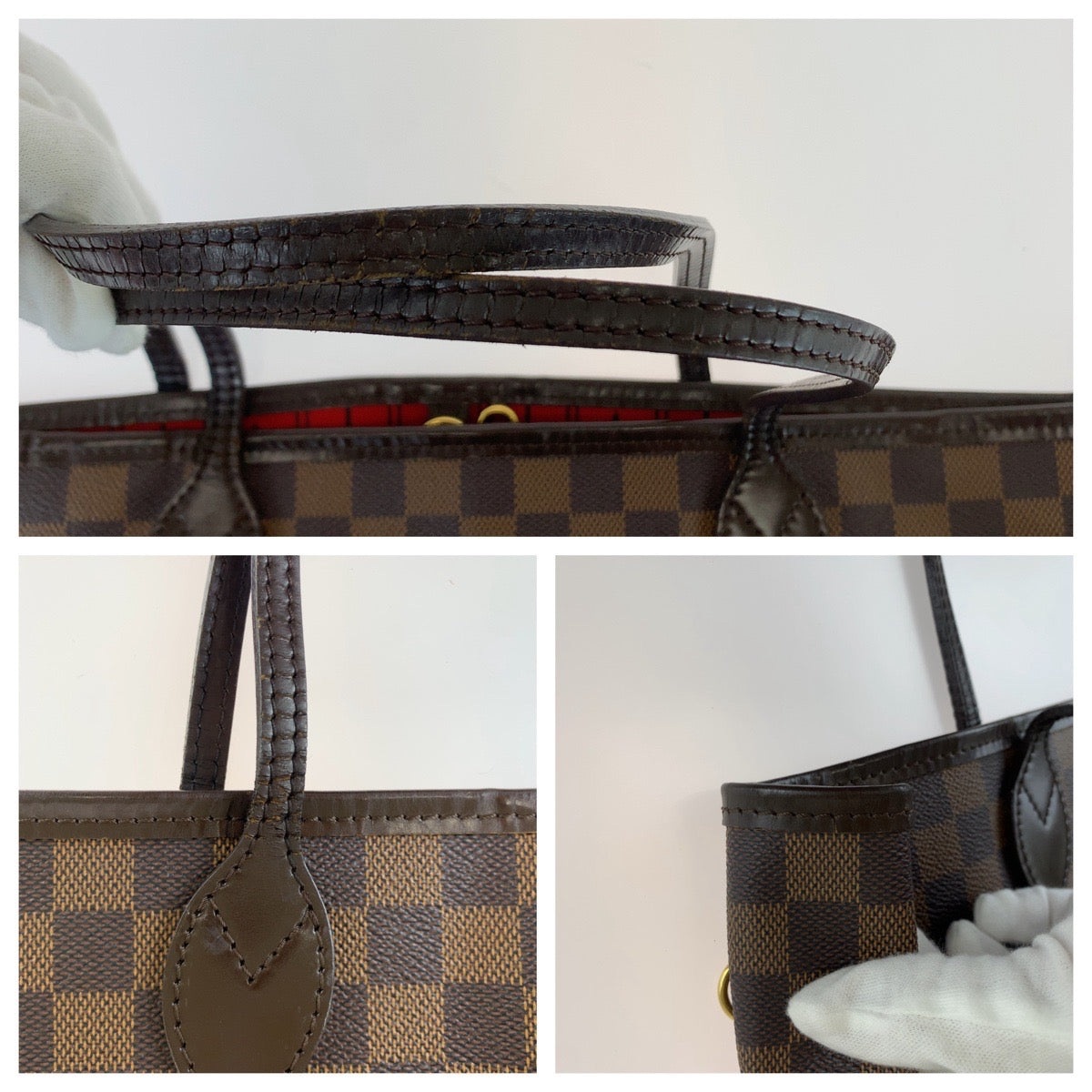 Louis Vuitton Damier Neverfull MM Tote Bag N41603 in Good Condition