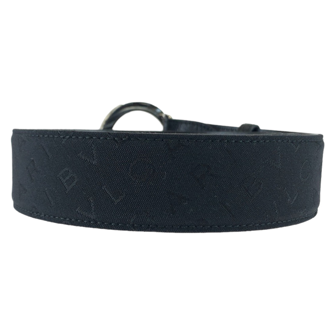 Bvlgari B.Zero Logo Mania Canvas Leather Belt