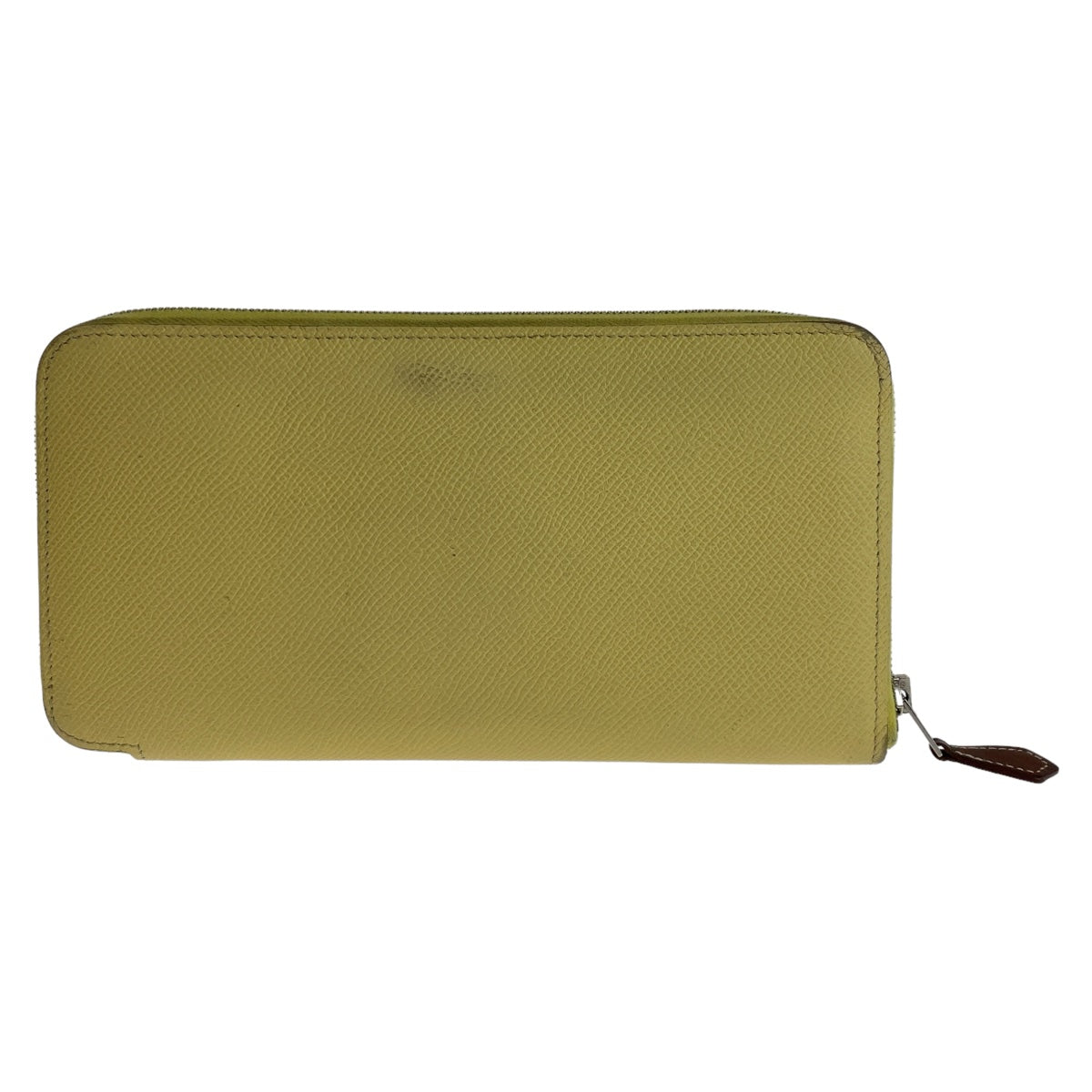 Hermes Azap Long Silk'in Yellow Long Wallet