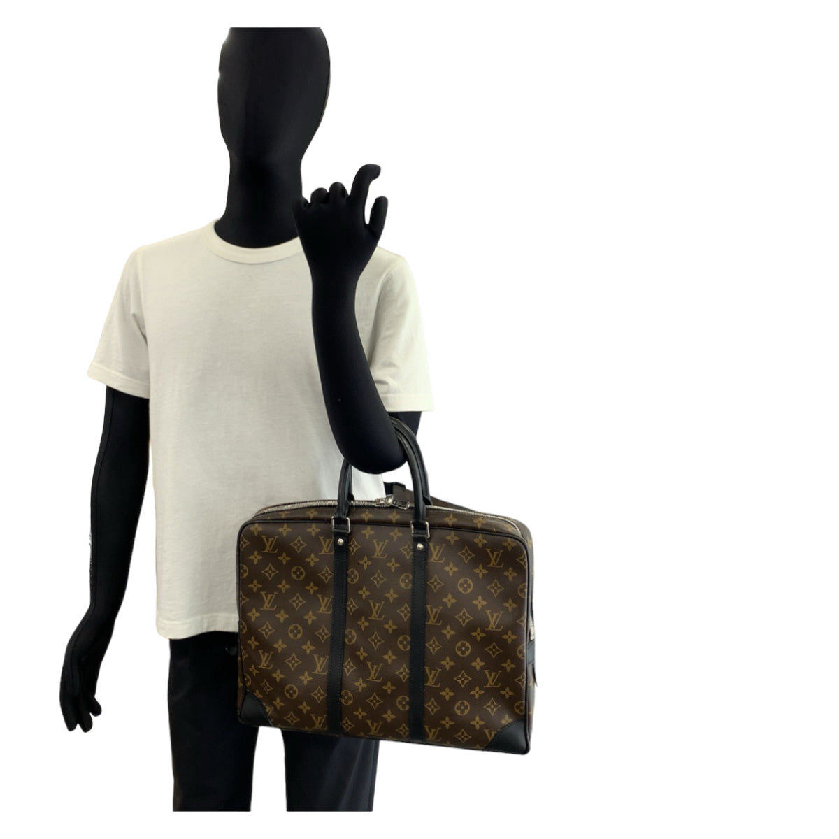 Louis Vuitton Monogram Macassar Briefcase M40225