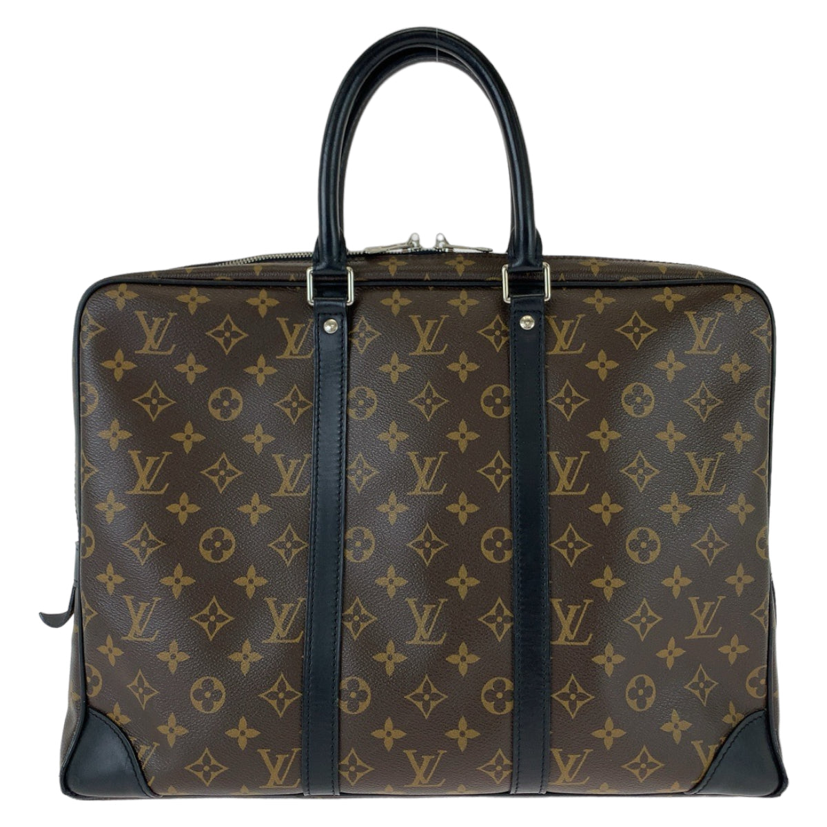 Louis Vuitton Monogram Macassar Briefcase M40225 in Very Good Condition