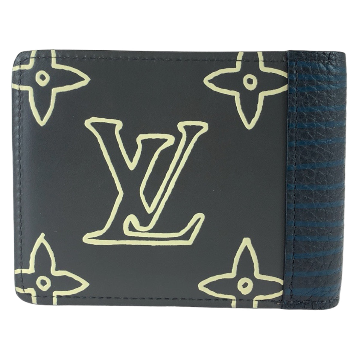 Louis Vuitton Monogram Eclipse Patchwork Compact Wallet M69699 in Great Condition