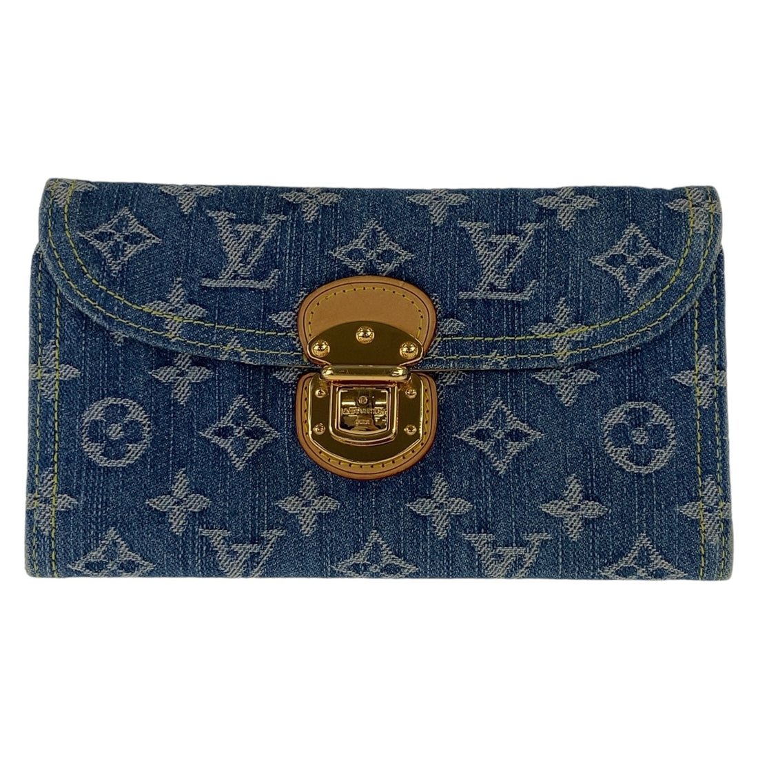 Louis Vuitton Denim Amelia Long Wallet M95511