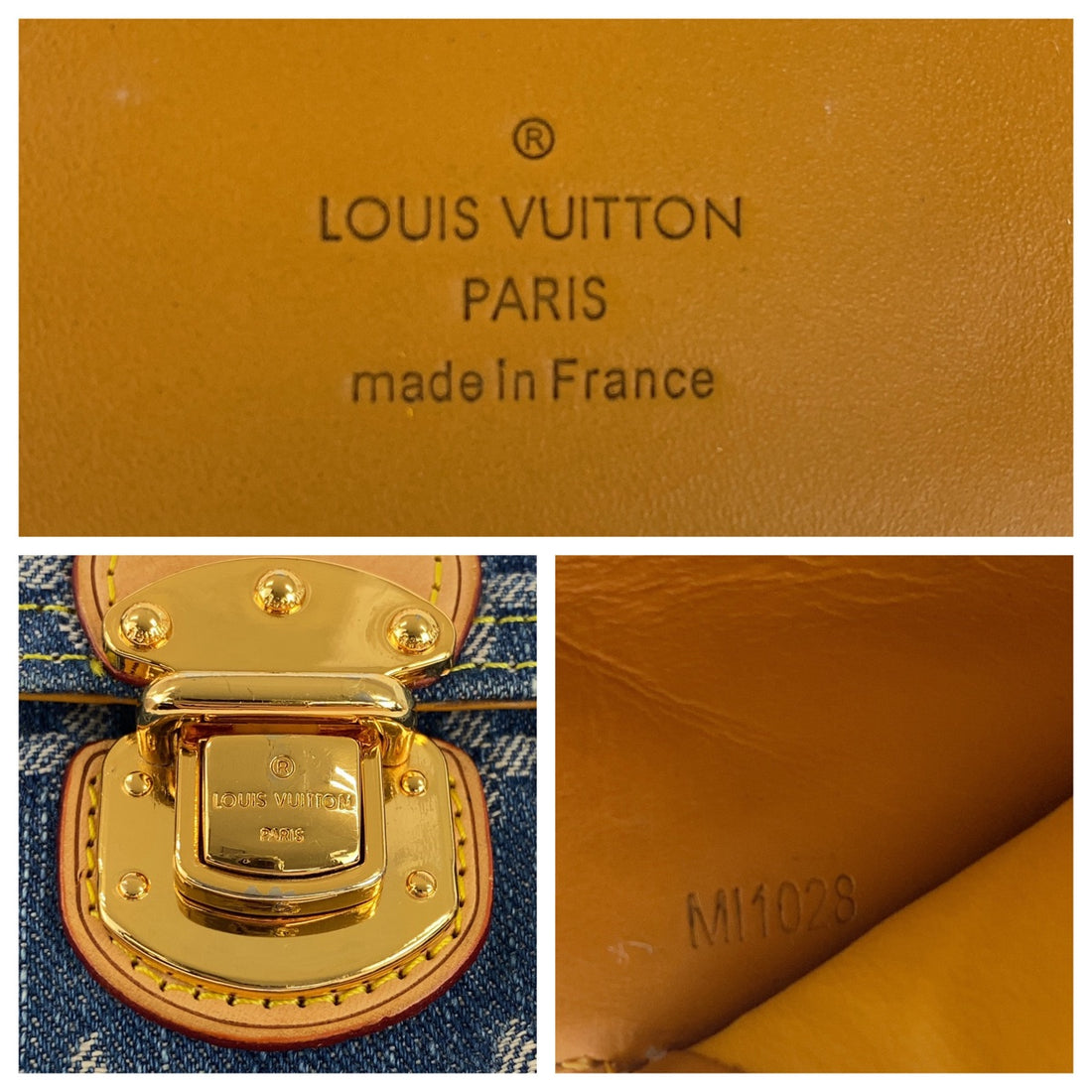 Louis Vuitton Denim Amelia Long Wallet M95511